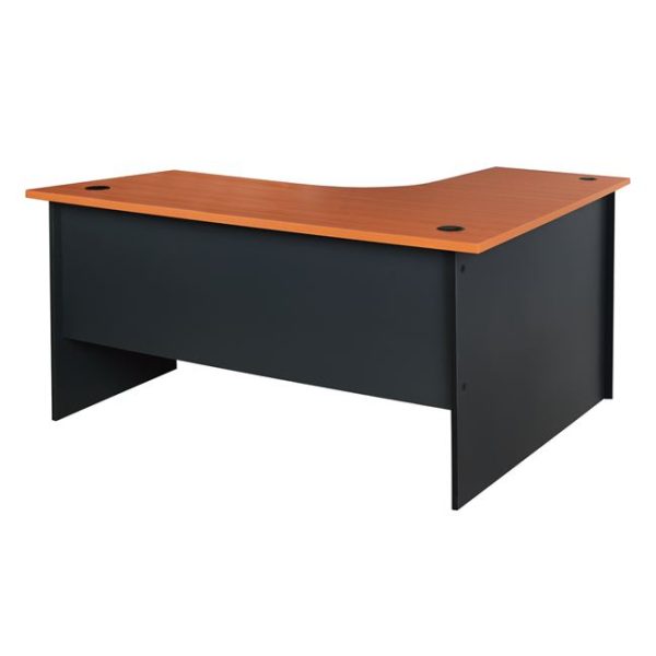 ΓΡΑΦΕΙΟ ΓΩΝΙΑ ΕΠΑΓΓΕΛΜΑΤΙΚΟ SIENNA 150Χ150Χ75εκ HM2019.03 ΚΕΡΑΣΙ 1τμχ