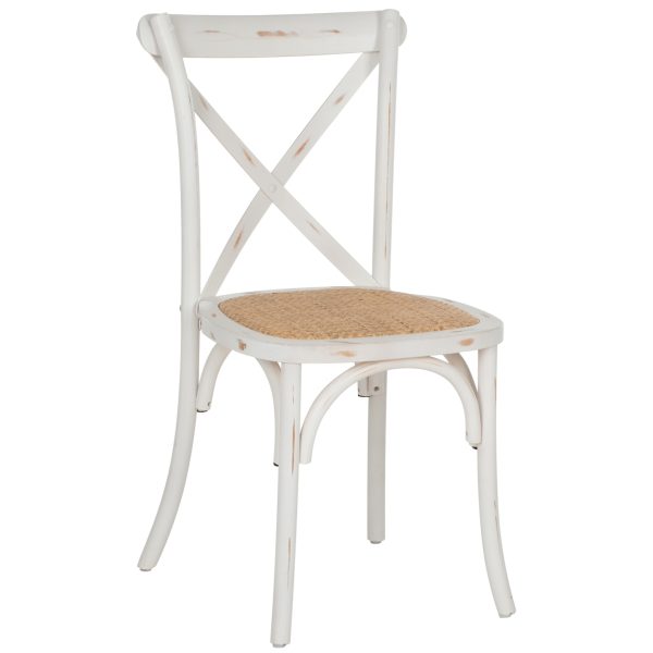 ΚΑΡΕΚΛΑ OWEN ΣΤΟΙΒΑΖΟΜΕΝΗ ΞΥΛΙΝΗ ΑΠΟ ΟΞΙΑ WHITE WASH ΧΡΩΜΑ ΜΕ ΧΙΑΣΤΙ ΠΛΑΤΗ HM8575.04 45x55,5x90 cm 1τμχ