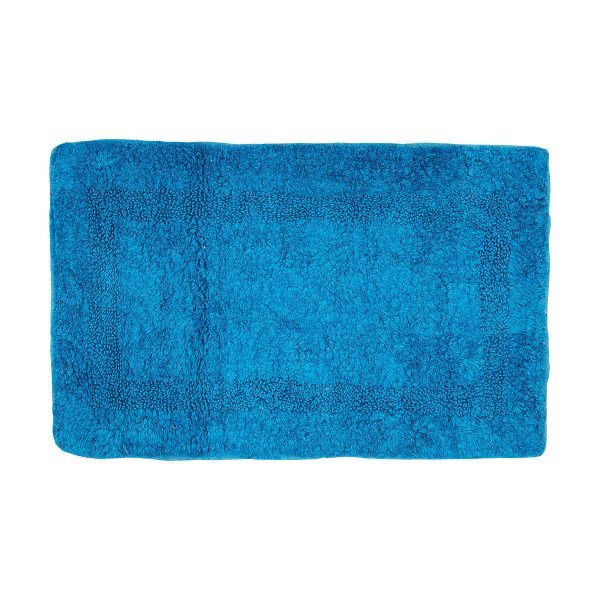 ESTIA ΤΑΠΕΤΟ ΜΠΑΝΙΟΥ DECO ΒΑΜΒΑΚΕΡΟ 80x50cm ΜΠΛΕ