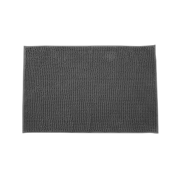 ESTIA ΤΑΠΕΤΟ ΜΠΑΝΙΟΥ BEADS 80x50cm ΠΟΛΥΕΣΤΕΡΑ ΑΝΘΡΑΚΙ