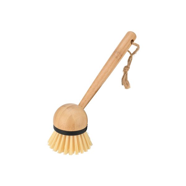 ESTIA ΒΟΥΡΤΣΑ ΚΑΘΑΡΙΣΜΟΥ ΠΙΑΤΩΝ ΧΕΙΡΟΣ BAMBOO ESSENTIALS 22.5x7cm