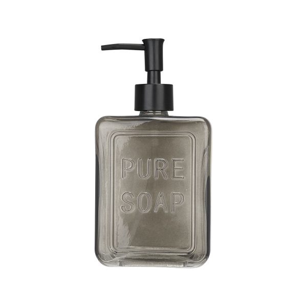 ESTIA ΑΝΤΛΙΑ ΣΑΠΟΥΝΙΟΥ PURE SOAP ΓΥΑΛΙΝΗ 520ml ΓΚΡΙ
