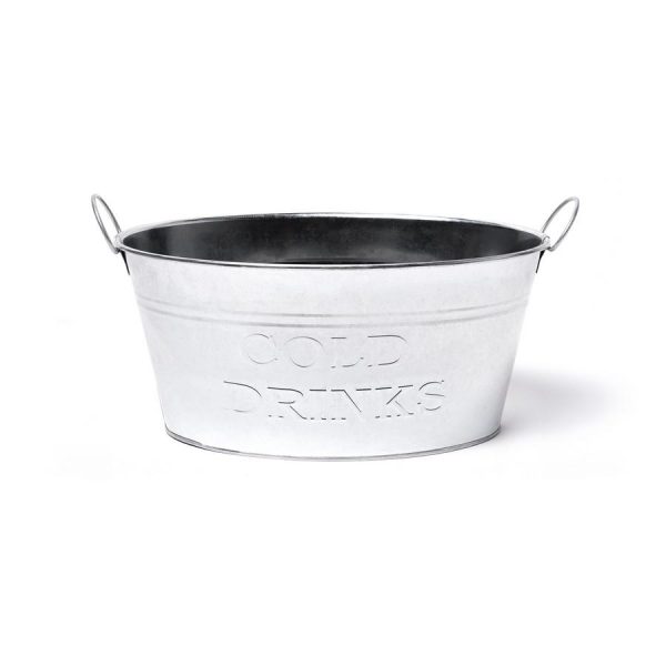 ΠΑΓΟΔΟΧΕΊΟ ΟΒΑΛ ZINC 39x30x18.7cm - 14lt 7534 - COMAS 1τμχ
