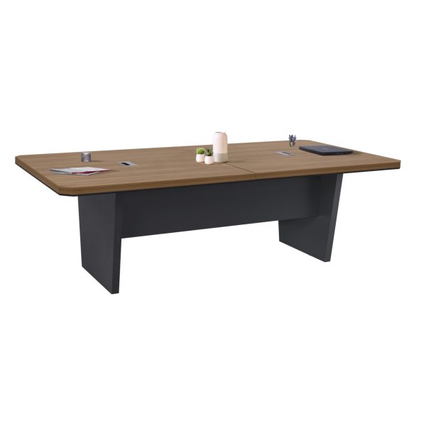 ΕΠΑΓΓΕΛΜΑΤΙΚΟ ΓΡΑΦΕΙΟ ΣΥΝΕΔΡΙΑΣΕΩΝ HM2361 SUPREME HONEY OAK & ΓΚΡΙ 240x120x75Υεκ. 1τμχ