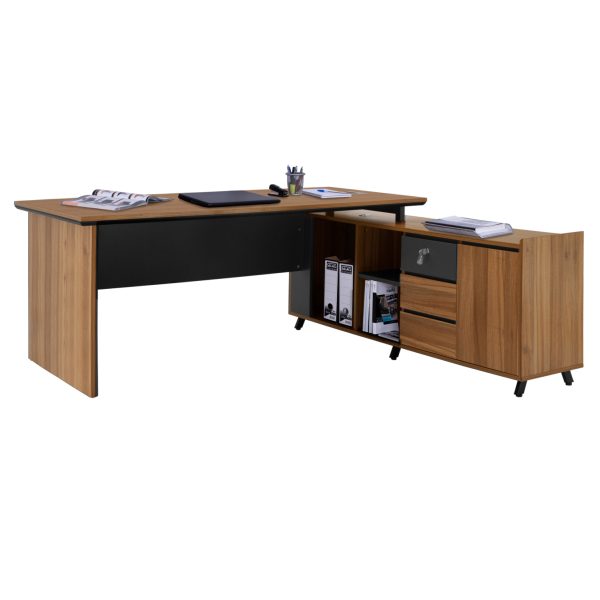 ΓΡΑΦΕΙΟ ΕΠΑΓΓΕΛΜΑΤΙΚΟ ΑΝΑΣΤΡΕΨΙΜΗ ΓΩΝΙΑ SUPREME 200Χ180Χ76 HM2384 1τμχ