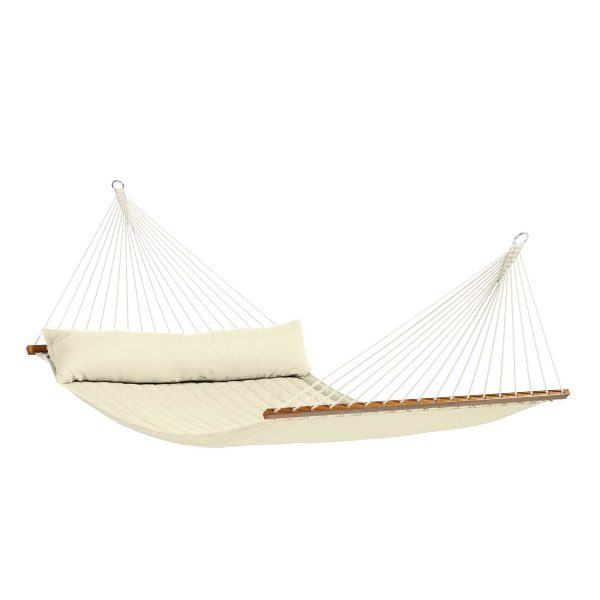 Αιώρα καπιτονέ με ράβδο Alabama Vanilla - Kingsize
