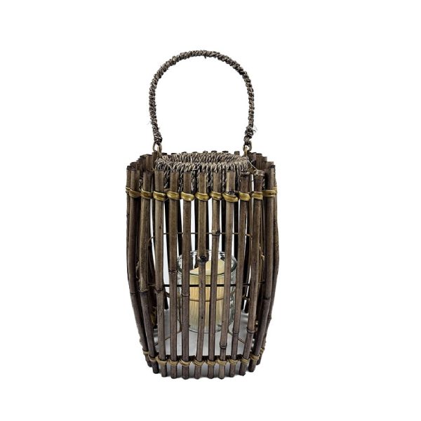 ΦΑΝΑΡΙ BAMBOO ΜΕ ΔΟΧΕΙΟ ΓΙΑ ΡΕΣΩ L 12
