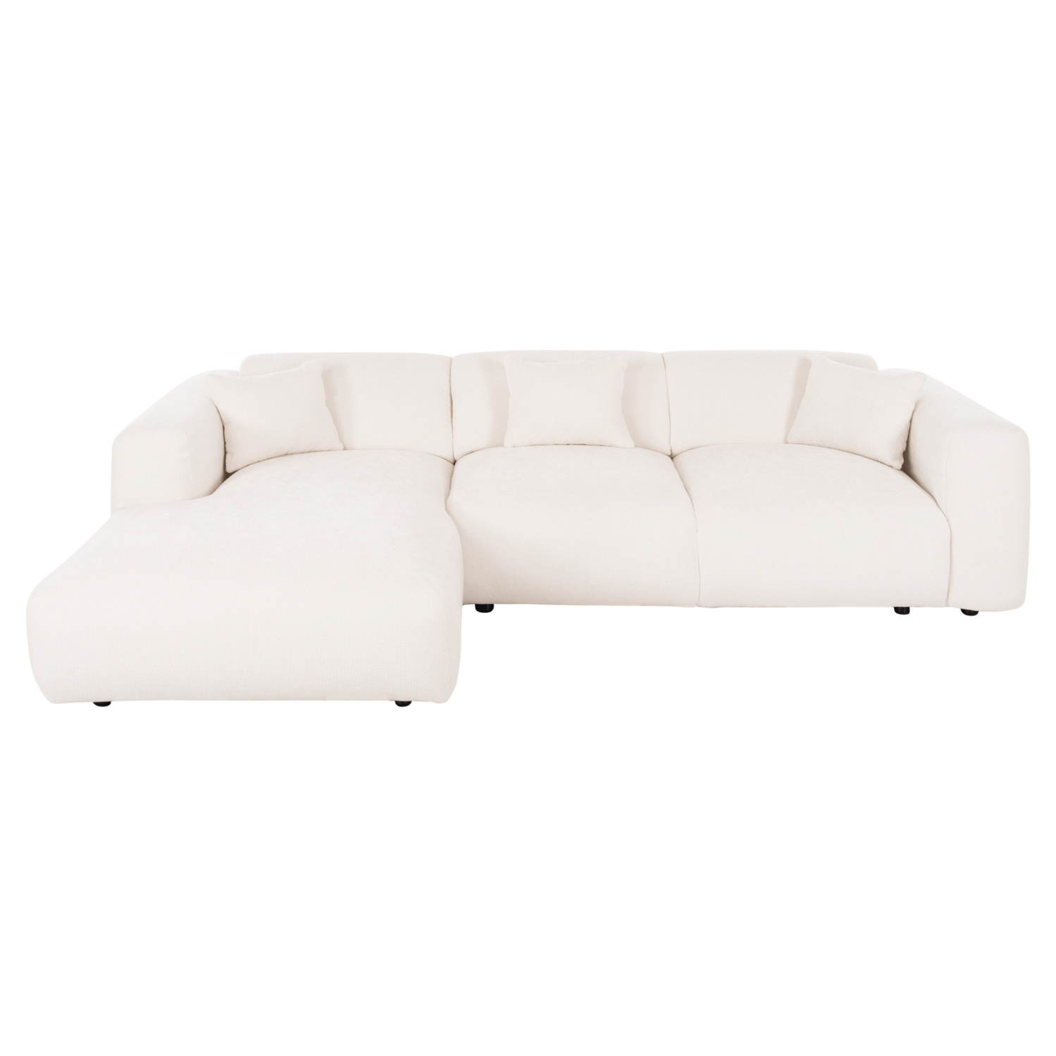 ΚΑΝΑΠΕΣ ΓΩΝΙΑ (ΑΡΙΣΤΕΡΗ) BRICKEN HM3275.02L ΛΕΥΚΟ ΥΦΑΣΜΑ 110-282x98-160x72Υεκ. 1τμχ - Image 3