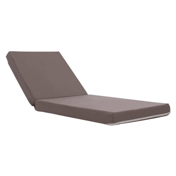 ΜΑΞΙΛΑΡΙ ΞΑΠΛΩΣΤΡΑΣ POLYESTER SIFNOS ΓΚΡΙ HM11235.10P 190x70x11 εκ. 1τμχ