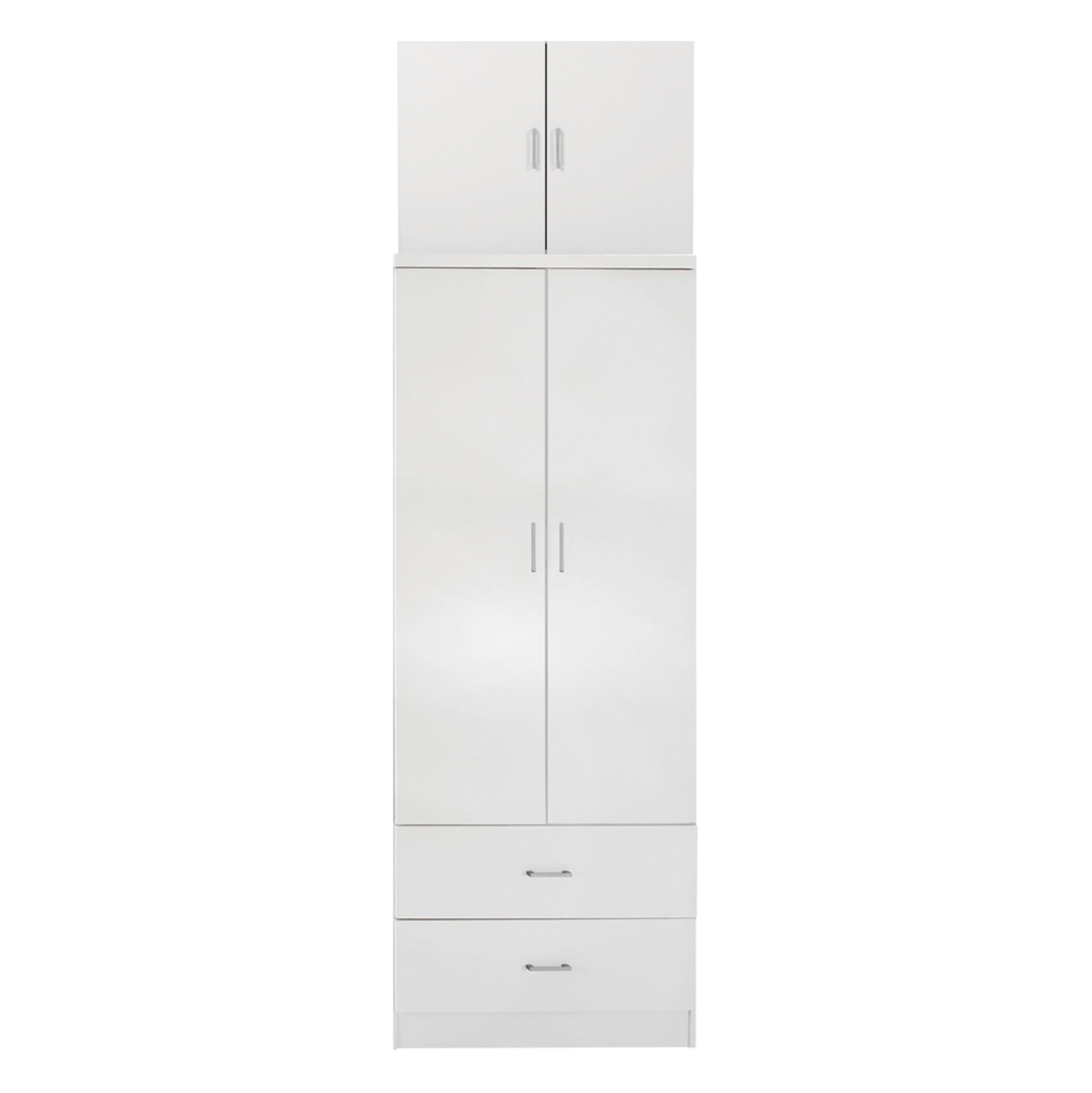 ΝΤΟΥΛΑΠΑ REINA HM21061.05 2ΦΥΛΛΗ ΜΕ ΠΑΤΑΡΙ & 2 ΣΥΡΤΑΡΙΑ-ΜΕΛΑΜΙΝΗ ΛΕΥΚΗ 80x42x241Υεκ 1τμχ
