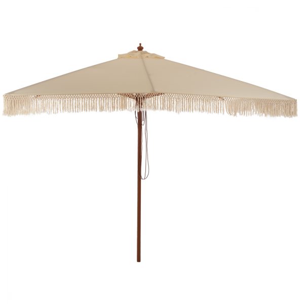 ΟΜΠΡΕΛΑ ΕΠΑΓΓΕΛΜΑΤΙΚΗ WAGNER ΜΑΚΡΑΜΕ ΚΡΟΣΙ ΜΠΕΖ ΜΕ ΞΥΛΙΝΟ ΣΚΕΛΕΤΟ 3X3X2.50Υm HM5778.01 1τμχ