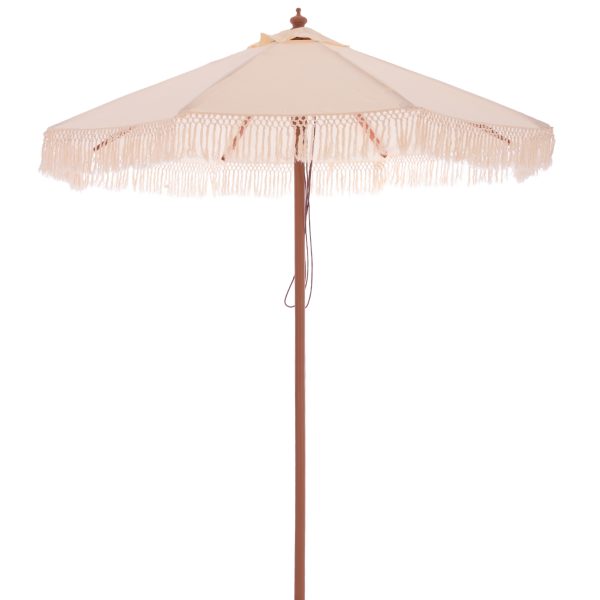 ΟΜΠΡΕΛΑ ΕΠΑΓΓΕΛΜΑΤΙΚΗ WAGNER ΜΑΚΡΑΜΕ ΚΡΟΣΙ ΜΠΕΖ ΜΕ ΞΥΛΙΝΟ ΣΚΕΛΕΤΟ Φ225X2.60Υm HM5777.01 1τμχ