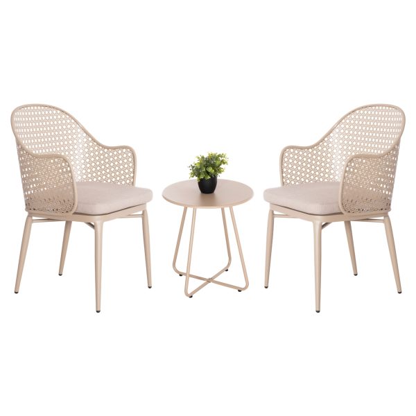 ΣΕΤ LOUNGE 3TMX ΕΞ.ΧΩΡΟΥ OREGO HM21107.03 ΑΛΟΥΜΙΝΙΟ & ΜΕΤΑΛΛΟ ΣΕ ΚΑΠΟΥΤΣΙΝΟ 1τμχ