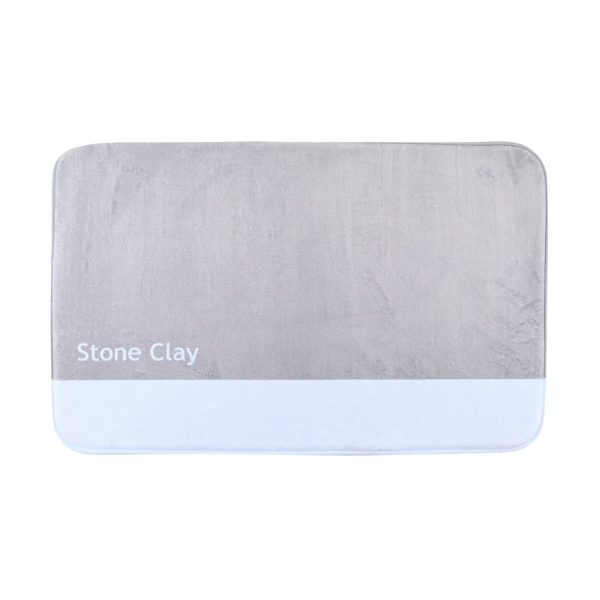 ESTIA ΤΑΠΕΤΟ ΜΠΑΝΙΟΥ TONE LAB 50x80cm STONE CLAY