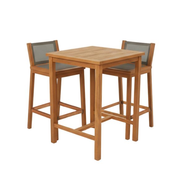 ΣΕΤ ΣΤΑΝΤ ΜΠΑΡ ΚΗΠΟΥ TEAK 5541 G + 5544 G / ΣΕΤ 3 ΤΕΜ
