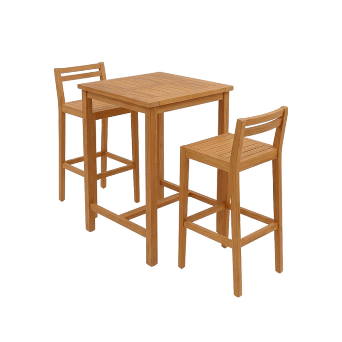 ΣΕΤ ΣΤΑΝΤ ΜΠΑΡ ΚΗΠΟΥ TEAK 5542 G + 5544 G / 3 ΤΕΜ - Image 2