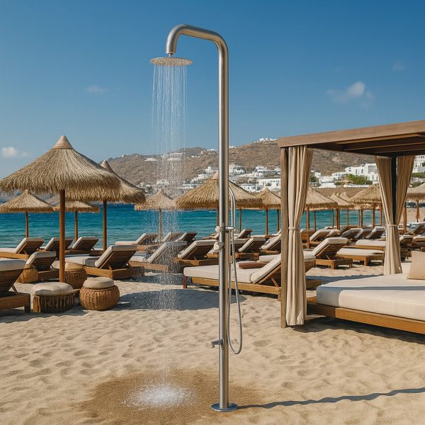 Inox Στήλη Ντους Ζεστού/Κρύου Νερού