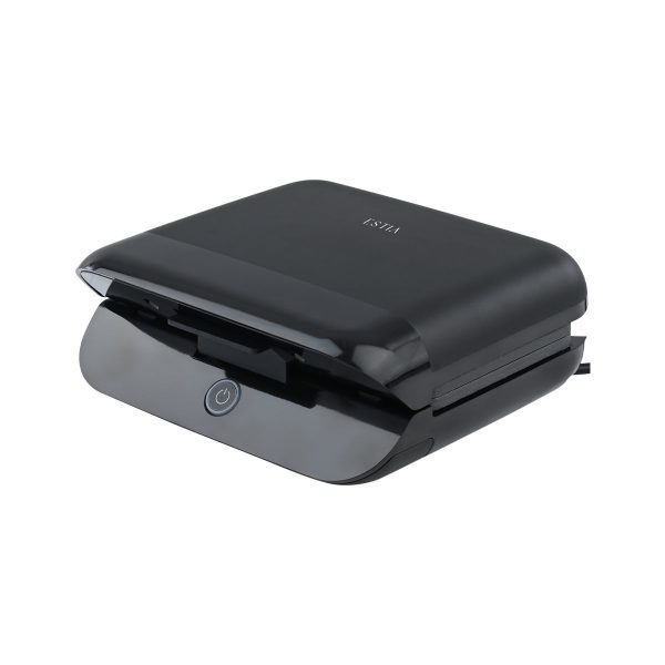 ESTIA ΤΟΣΤΙΕΡΑ BLACK & INOX 2 ΘΕΣΕΩΝ 800W ΜΕ ΑΠΟΣΠΩΜΕΝΕΣ ΑΝΤΙΚΟΛΛΗΤΙΚΕΣ ΠΛΑΚΕΣ