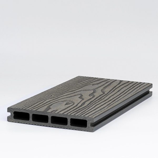 WPC Δάπεδο Διπλής Όψης 2,5 x 15 x 360εκ. - Γκρι Ανοιχτό